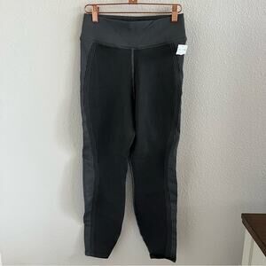 NWOT Good American Gray Compression Active Leggings Pants Size 3 / 4